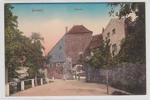 61964 Ak Geithain Untertor um 1910