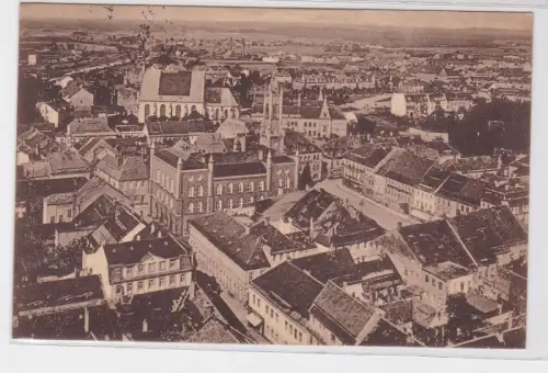 90244 Feldpost Ak Kamenz in Sachsen Blick vom Turm der Hauptkirche 1916