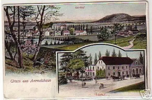 03412 Ak Gruß aus Ammelshain Gasthof 1910