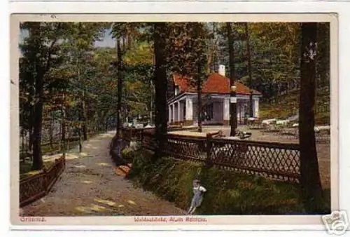 schöne Feldpost Ak Grimma Waldschänke 1915