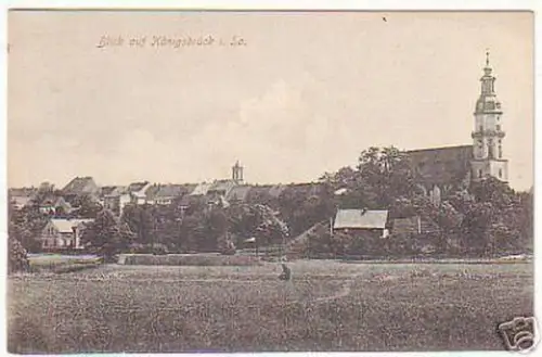 11458 Ak Blick auf Königsbrück in Sachsen 1910
