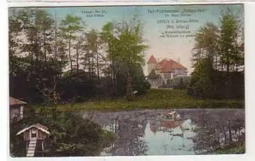 38664 Ak Gaulis b. Böhlen Rötha Park Etablissement 1910