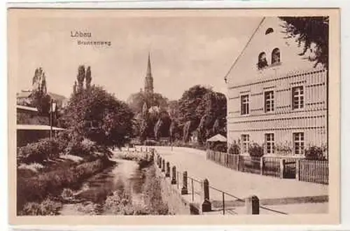 41922 Ak Löbau Brunnenweg um 1920