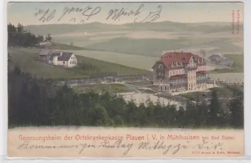 65220 Ak Genesungsheim der Ortskrankenkasse Plauen in Mühlhausen bei Bad Elster