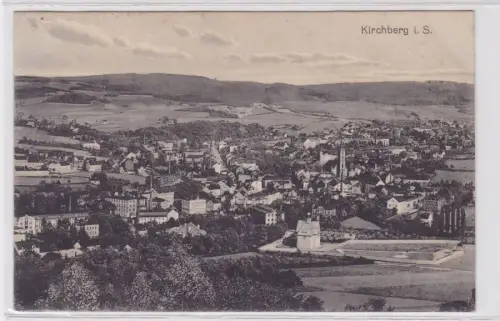 75981 AK Kirchberg i.S. Totalansicht 1915