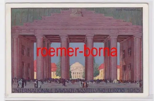 80576 Ak Leipzig Internationale Baufachausstellung 1913