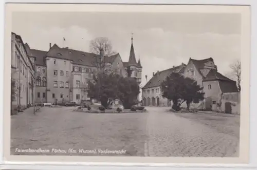 03170 Ak Feierabendheim Schloss Pücha (Krs. Wurzen) Vorderansicht um 1950