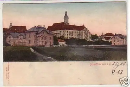 00732 Ak Dippoldiswalde in Sachsen Totalansicht 1907