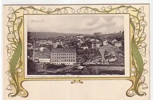 05340 Jugendstil Ak Mylau im Vogtland um 1910
