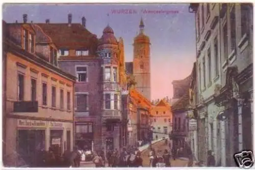 25429 Ak Wurzen Wenceslaigasse 1912