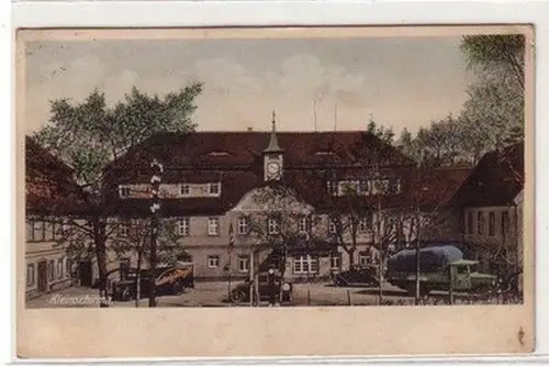 59806 Ak Gasthof Kleinschirma mit Autos davor 1937