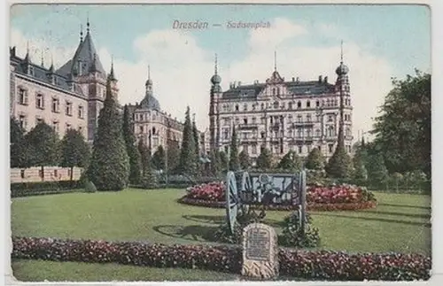 59879 Ak Dresden Sachsenplatz 1913