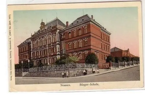 61579 Ak Nossen Bürgerschule 1907