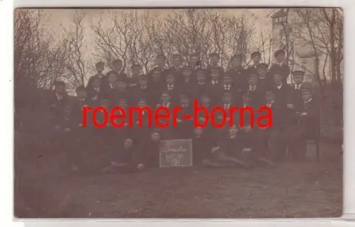 44785 Foto Studentika Ak Vogelsgrün im Vogtland Semester 1917/1918