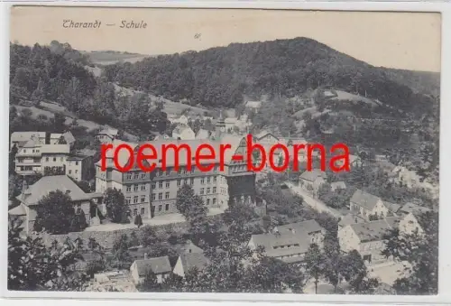 74397 Ak Tharandt Totalansicht mit Schule um 1910