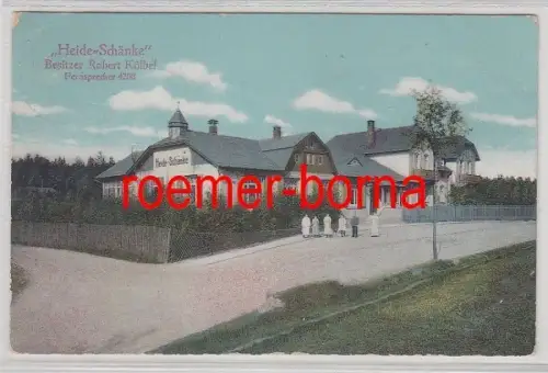 79678 Ak Chemnitz 'Heide Schänke' Besitzer Robert Kölbel 1915