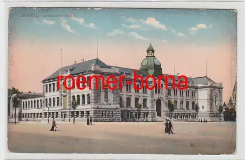 74436 Ak Zwickau Ingenieurschule um 1910