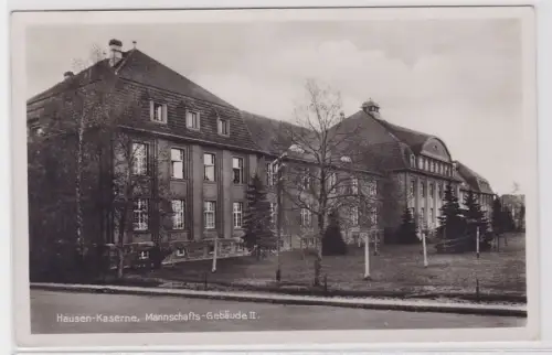 80789 Foto Ak Freiberg Hausen-Kaserne, Mannschafts-Gebäude II um 1930