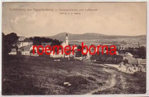 80143 Ak Schönberg am Kapellenberg - Sommerfrische und Luftkurort 1912