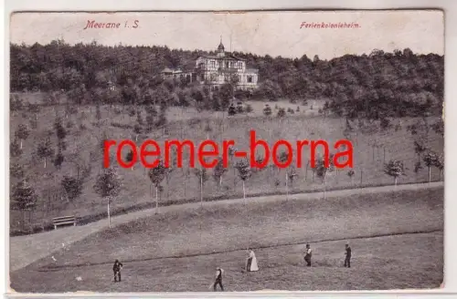78332 Ak Meerane i.S. Ferienkolonieheim 1918