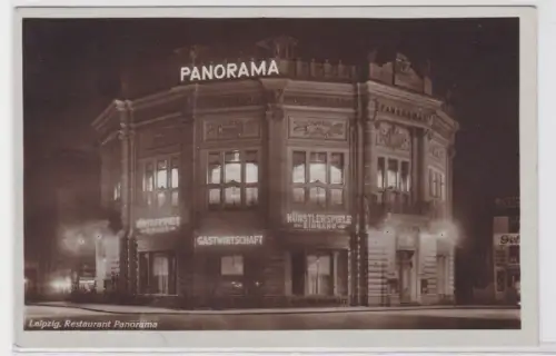 86839 AK Leipzig - Restaurant Panorama Gastwirtschaft Künstlerspiele 1928