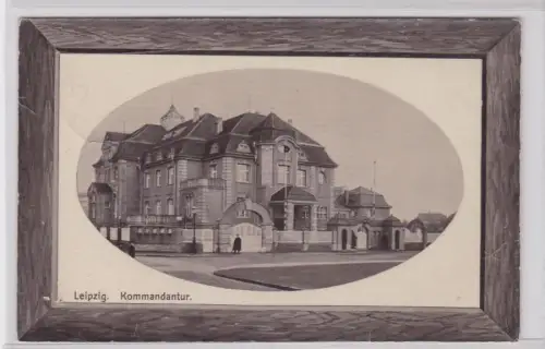 87941 Bilderrahmen AK Leipzig - Kommandantur 1916