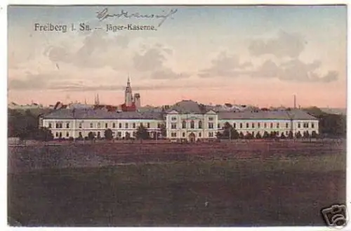 04713 Ak Freiberg in Sa. Jäger Kaserne 1909