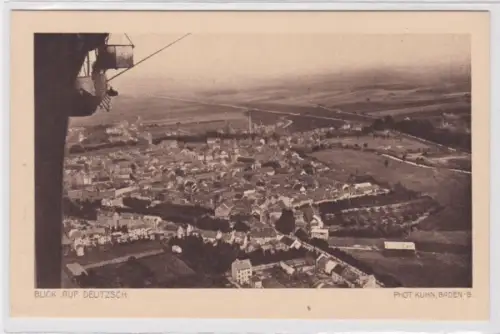 98911 Ak Luftaufnahme Blick auf Delitzsch um 1910