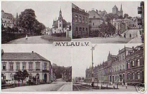 10411 Mehrbild Ak Mylau im Vogtland 1919
