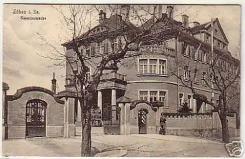 10469 Ak Löbau in Sachsen Kasernenwache 1927