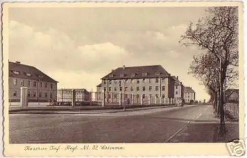 16727 Ak Grimma Kaserne Inf.-Rgt. Nr. 32 um 1920