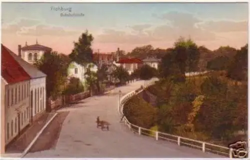 17086 Ak Frohburg Bahnhofstrasse um 1910