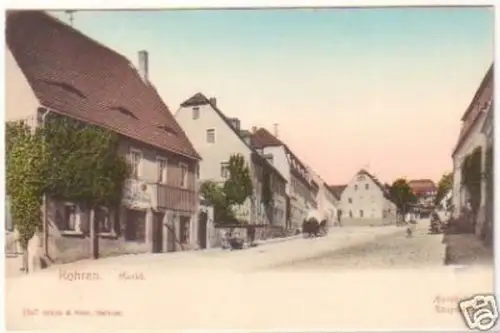 20128 Künstler Ak Kohren Markt um 1900