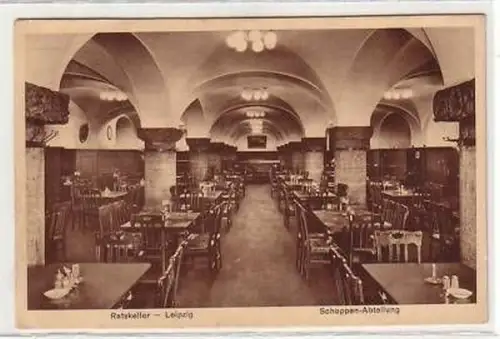 32/93 Ak Leipzig Ratskeller Schoppenabteilung 1904
