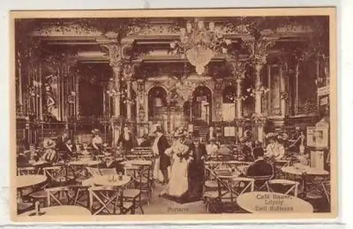 32/108 Ak Leipzig Café Bauer Parterre 1910