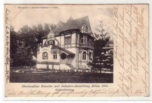 59627 Ak Zittau Oberlausitz Gewerbe- und Industrie Ausstellung 1902
