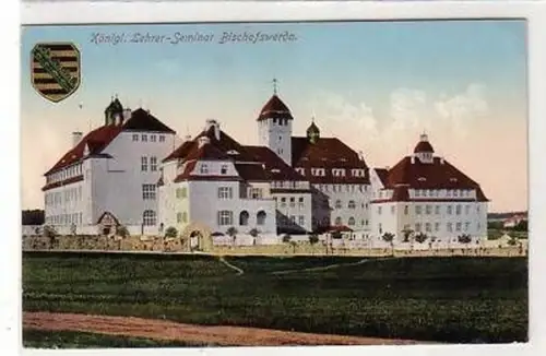 40832 Ak Bischofswerda kgl. Lehrer Seminar 1916