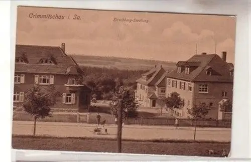 47664 Ak Crimmitschau in Sachsen Kirchberg Siedlung um 1930