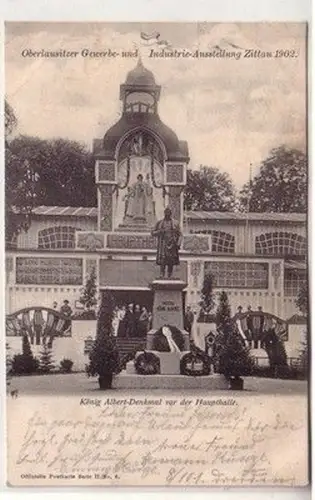 59612 Ak Zittau Oberlausitz Gewerbe- und Industrie Ausstellung 1902