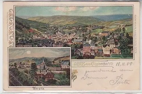 63114 Mehrbild Ak Gruß aus Klingenthal im Vogtland Zwota 1900