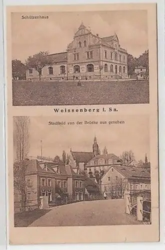 64623 Mehrbild Ak Kreissängertag Weissenberg in Sachsen 6. Juli 1924