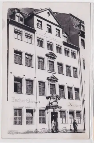 60245 AK Leipzig Barfußgasse Kaffeebaum, Althistorische Gaststätte um 1940