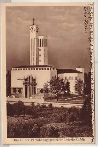 7/35 Ak Kirche der Versöhnungskirche Leipzig Gohlis1932