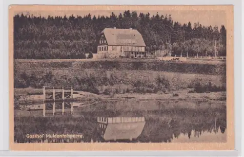 87114 Ak Gasthof Muldentalsperre um 1950