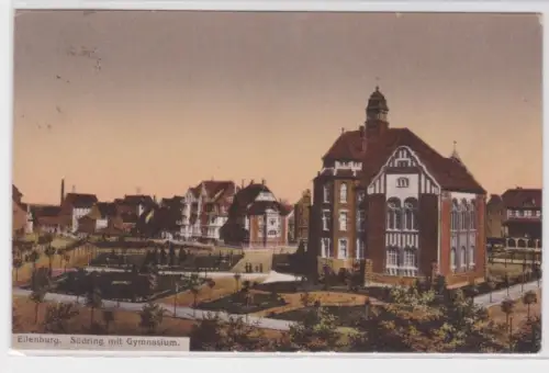 96345 Ak Eilenburg Südring mit Gymnasium 1919