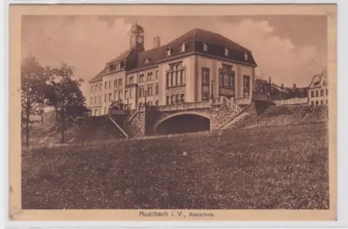 94139 AK Auerbach im Vogtland - Realschule 1914