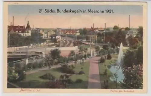 35765 Ak 21 Sächs. Bundeskegeln in Meerane 1931