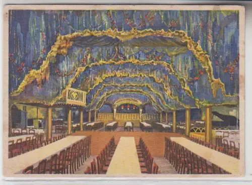 67679 Ak Festhalle und Keglerheim Annaberg 'Die blaue Grotte von Capri' um 1910