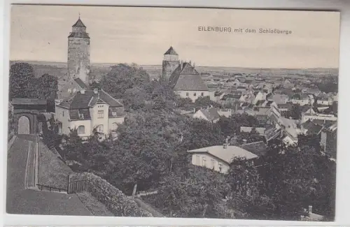 67829 Feldpost Ak Eilenburg Totalansicht mit dem Schloßberge 1917
