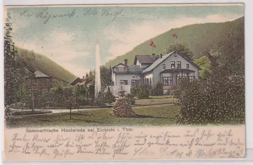 19039 AK Sommerfrische Hockeroda bei Eichicht in Thüringen 1906